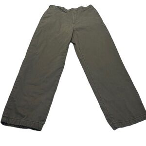 L.L. Bean Green Double Layered Chinos, Men’s, 35x30